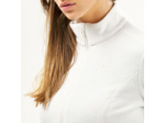 Polaire de randonnée montagne femme, MH100 full zip blanc