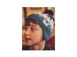 Casquette de garçon avec pompon et motif jacquard