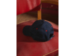 Casquette marine avec broderie voile