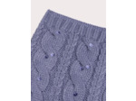 Snood violet à sequins pour fille