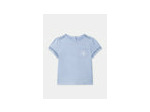 T-shirt bleu ciel pour filles