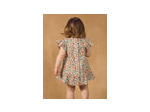 Robe bébé fille + bloomer à imprimé floral