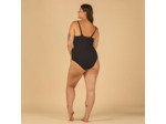 Maillot de bain 1 pièce femme gainant à effet ventre plat DORA NOIR