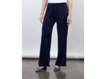 Pantalon long large uni MARINE Femme