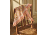 Foulard carré imprimé fleuri
