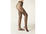 Collant en dentelle florale