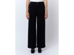 Pantalon long large uni NOIR Femme