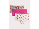 Lot de 3 shorty à motif fraise pour fille