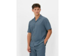 Chemise froisée à manches courtes Kem