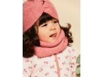 Snood vieux rose en tricot