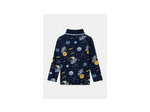 pull à col roulé bleu marine imprimé astronaute pour garçon