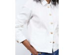 veste chemise unie BLANC Femme