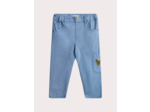 Pantalon bleu à animation chien pour bébé garçon