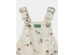 Salopette écrue imprimée Bébé Garçon