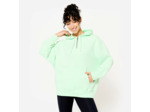 Sweat à Capuche Fitness Oversize Femme 520 - Vert Clair