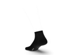 Chaussettes de running run100 noire x3.