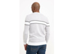 Pull col rond rayé Ben