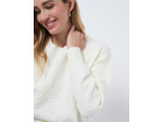 Pull épais uni ECRU Femme