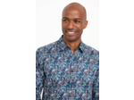 Chemise Manches Longues Petrole Navy