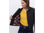 Veste courte jacquard NOIR Femme