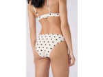 Culotte bikini bas de maillot à pois