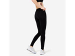 Legging fitness long coton extensible femme - Fit+ noir