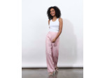 Pantalon long large uni ROSE PALE Femme