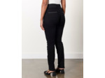 Pantalon 7/8 slim uni NOIR Femme