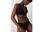 Culotte bikini bas de maillot détail argenté