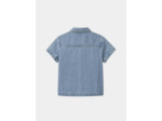 Chemise manches courtes denim