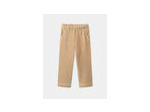 Pantalon en velours beige pour fille
