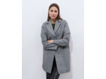 Manteau uni GRIS Femme
