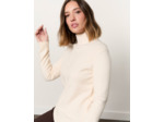 Pull fin uni ECRU Femme