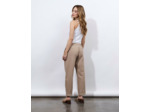 Pantalon 7/8 Barrel uni BEIGE Femme