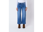 Jean cropped en denim BLEU CLAIR Femme