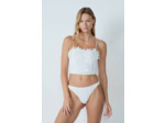 Soutien-gorge bustier sans coques avec broderies