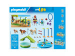 AIRE DE JEUX POUR CHIENS ET PERSONNAGES PLAYMOBIL MY LIFE 71745