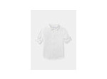 Chemise blanche à retrousser pour garçons