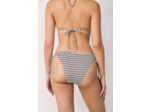 Culotte bikini ficelle bas de maillot à rayures