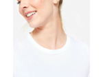 T-shirt Fitness Femme - 100 Blanc glacier