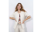 Gilet uni BEIGE Femme