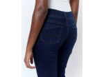 Jean long droit en denim MARINE Femme