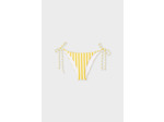 Culotte bikini bas de maillot rayée