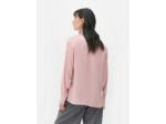 Chemise en satin à col souple