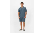 Chemise froisée à manches courtes Kem
