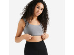 Brassière fitness maintien léger 120 grise