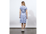 Robe courte imprimée BLEU