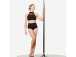Brassière pole dance dos nu bi matière Femme - noir