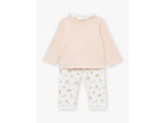 Ensemble haut et pantalon rose clair
