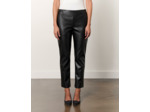 Pantalon 7/8 fuselé uni NOIR Femme